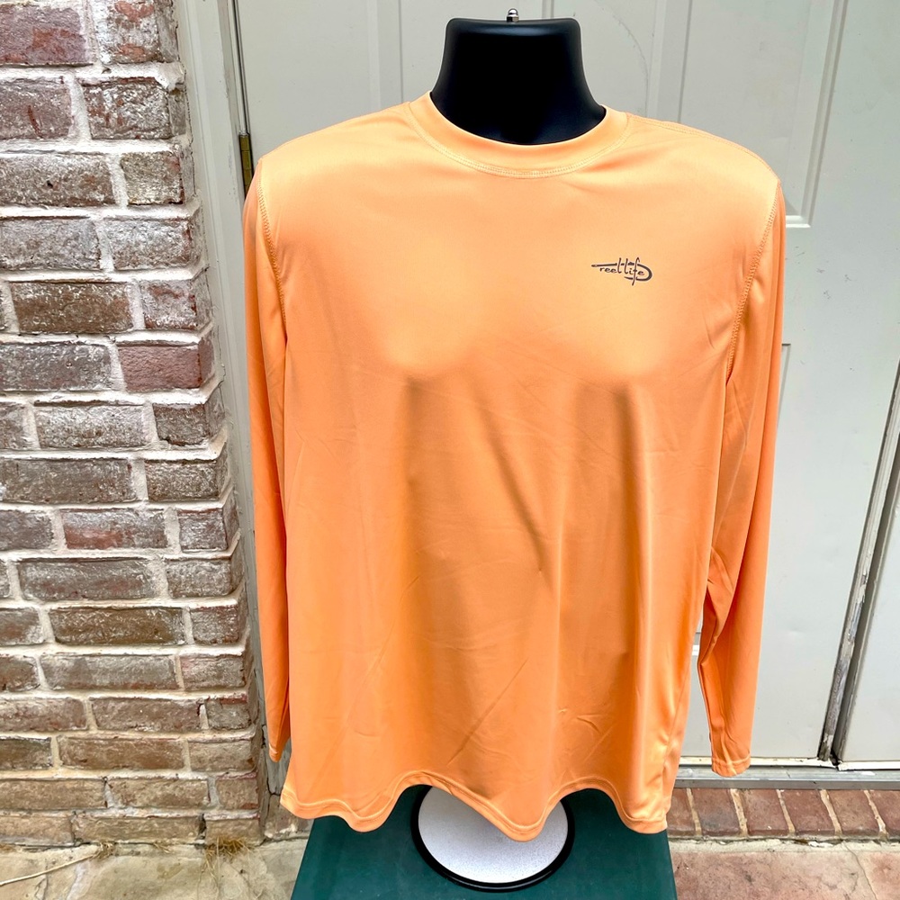 Reel Life, Sun Defender, Long Sleeve, UV Shirt, Size L